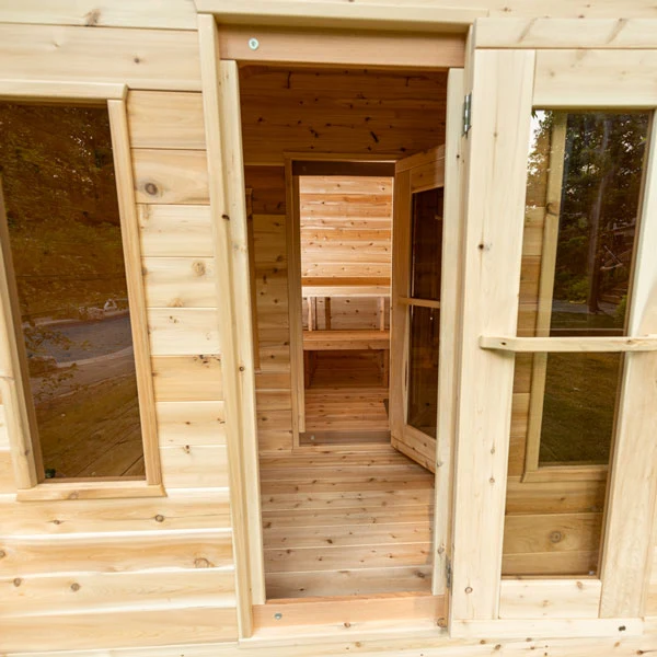 Dundalk CT Georgian Cabin Sauna with Changeroom - Image 3