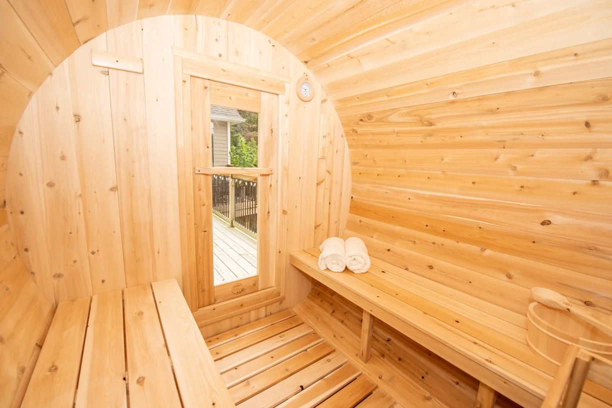 Dundalk CT Harmony 4 Person Barrel Sauna - Image 10