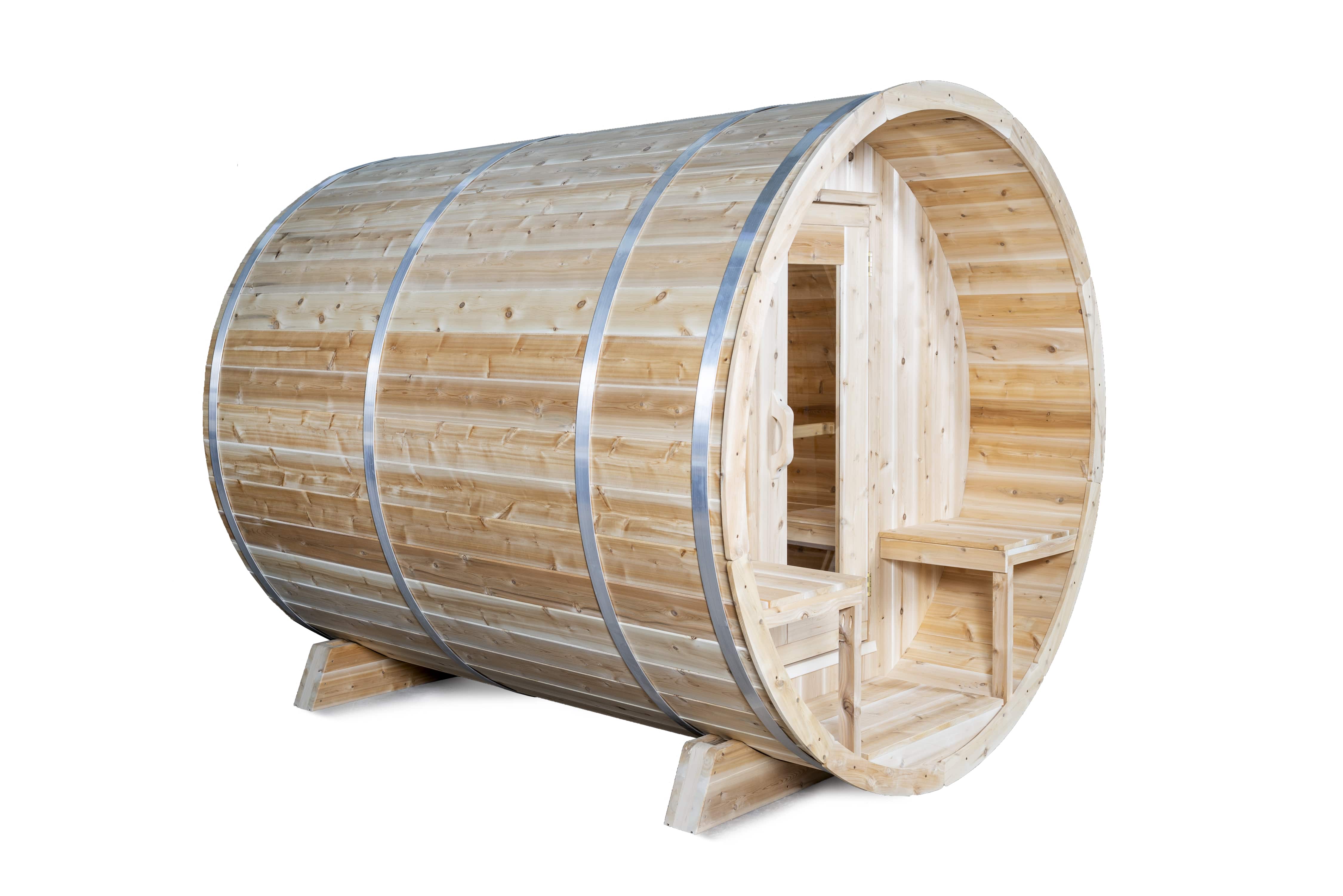 Dundalk CT Serenity 4 Person Barrel Sauna - Image 18