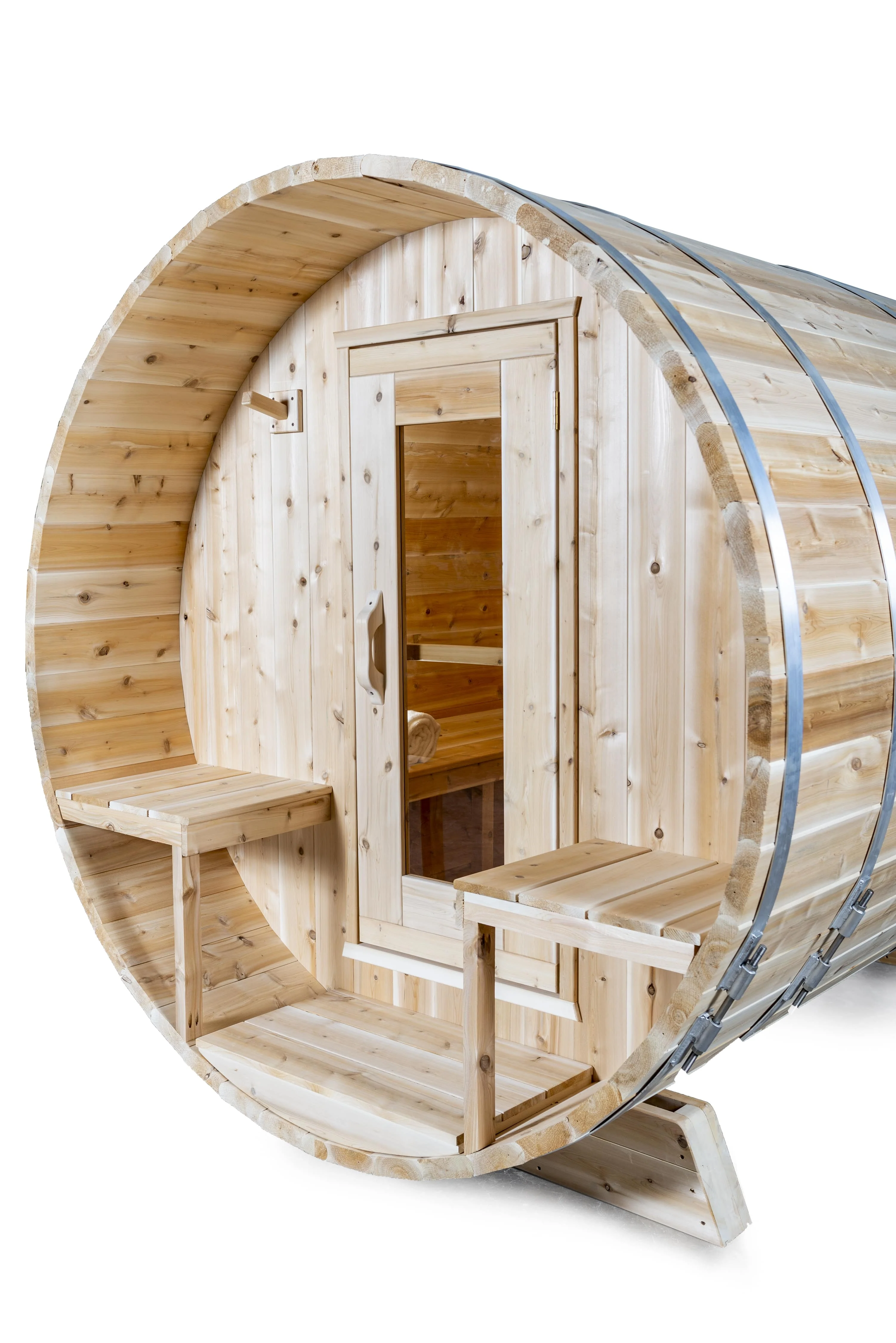 Dundalk CT Tranquility 6 Person Barrel Sauna - Image 11