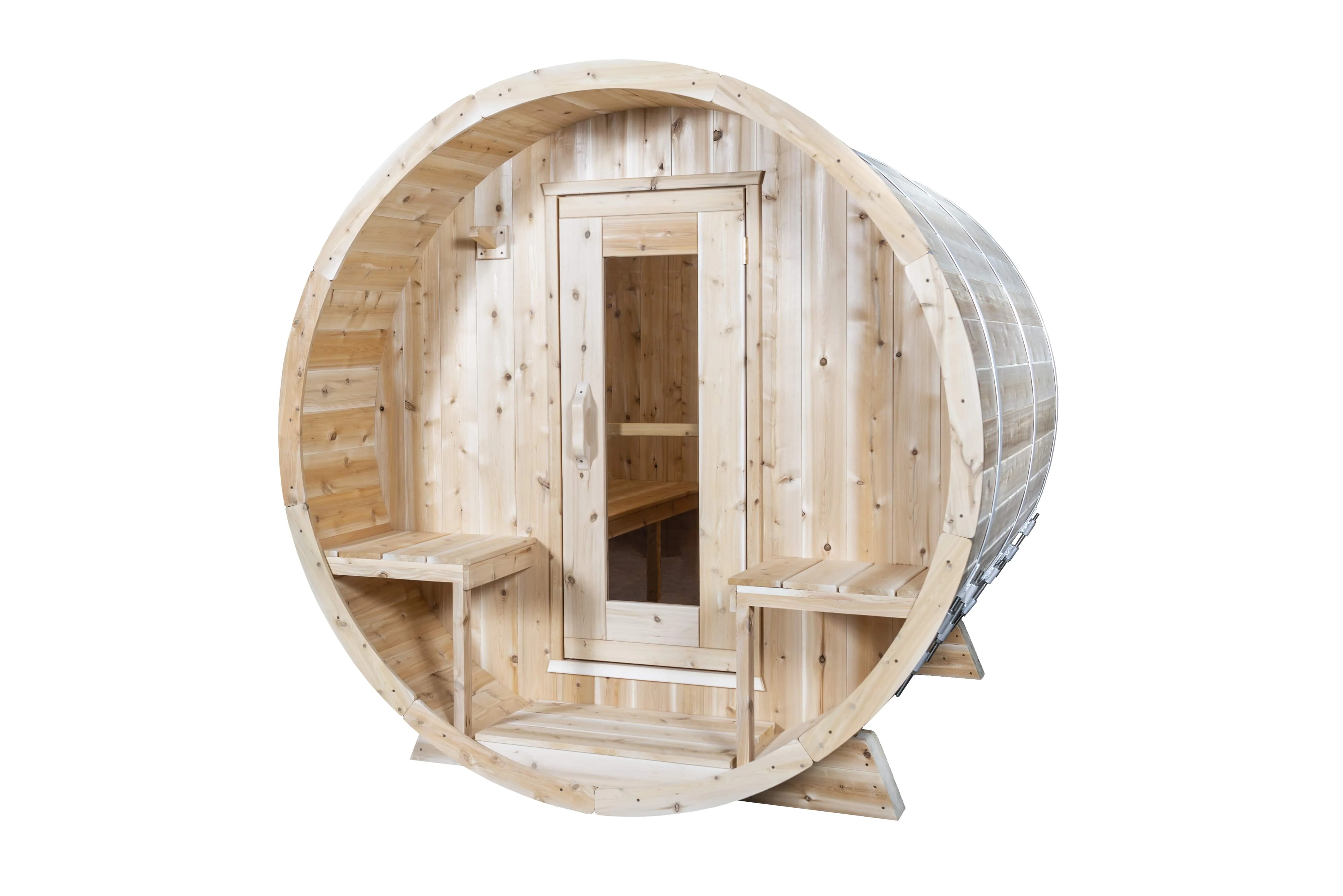 Dundalk CT Tranquility 6 Person Barrel Sauna - Image 17