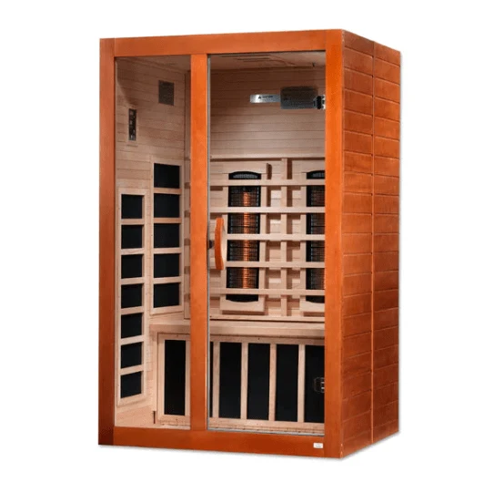 Golden Designs Dynamic Santiago Full Spectrum 2-Person Full Spectrum Infrared Sauna | DYN-6209-03 FS - Image 3