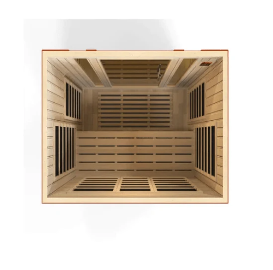 Golden Designs Dynamic Bellagio 3-Person Low EMF FAR Infrared Sauna | DYN-6306-02 - Image 4