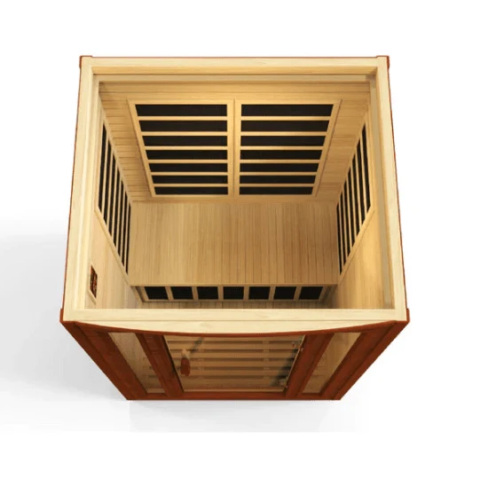Golden Designs Dynamic San Marino Elite 2-Person Ultra Low EMF FAR Infrared Sauna | DYN-6206-01 Elite - Image 5