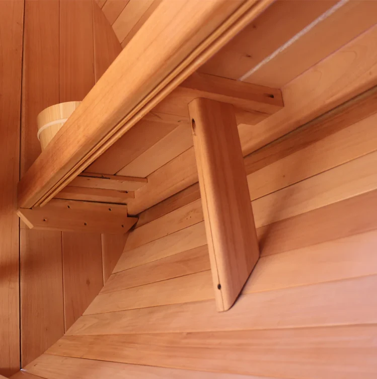 Scandia Electric Barrel Sauna with Canopy - Image 6