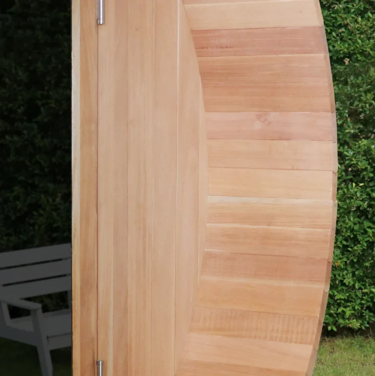 Scandia Electric Barrel Sauna with Canopy - Image 8