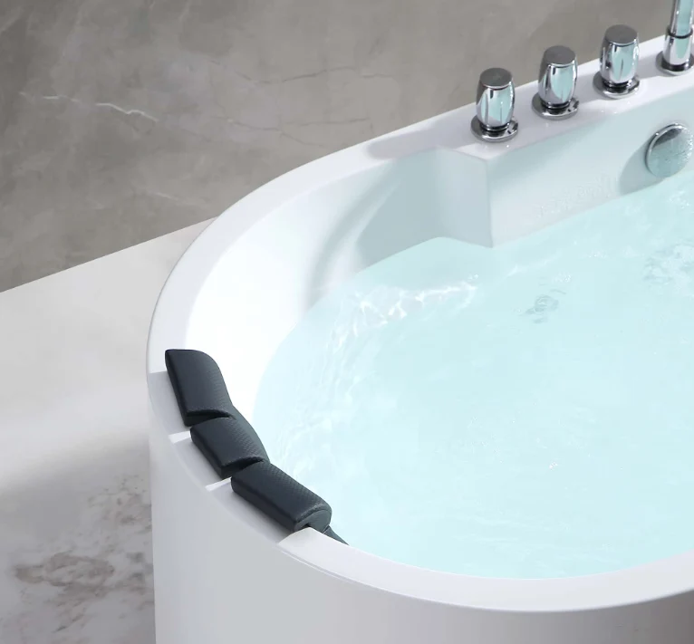 Empava 67 in. Whirlpool Acrylic Freestanding Bathtub | EMPV-67AIS17 - Image 6
