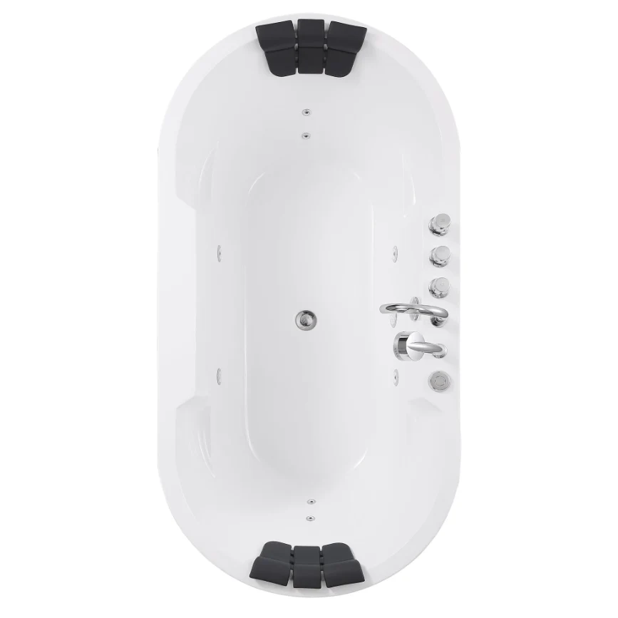 Empava 67 in. Whirlpool Acrylic Freestanding Bathtub | EMPV-67AIS17 - Image 9