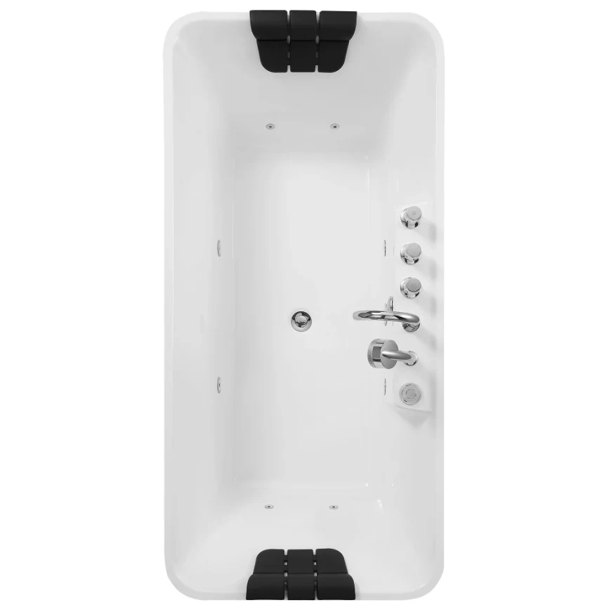 Empava 67 in. Whirlpool Freestanding Acrylic Bathtub | EMPV-67AIS16 - Image 8