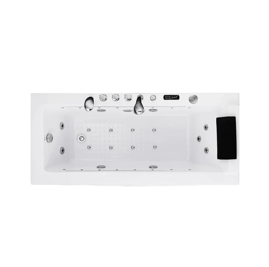 Empava 67 in. Whirlpool Rectangular Bathtub  | EMPV-67JT351LED - Image 8