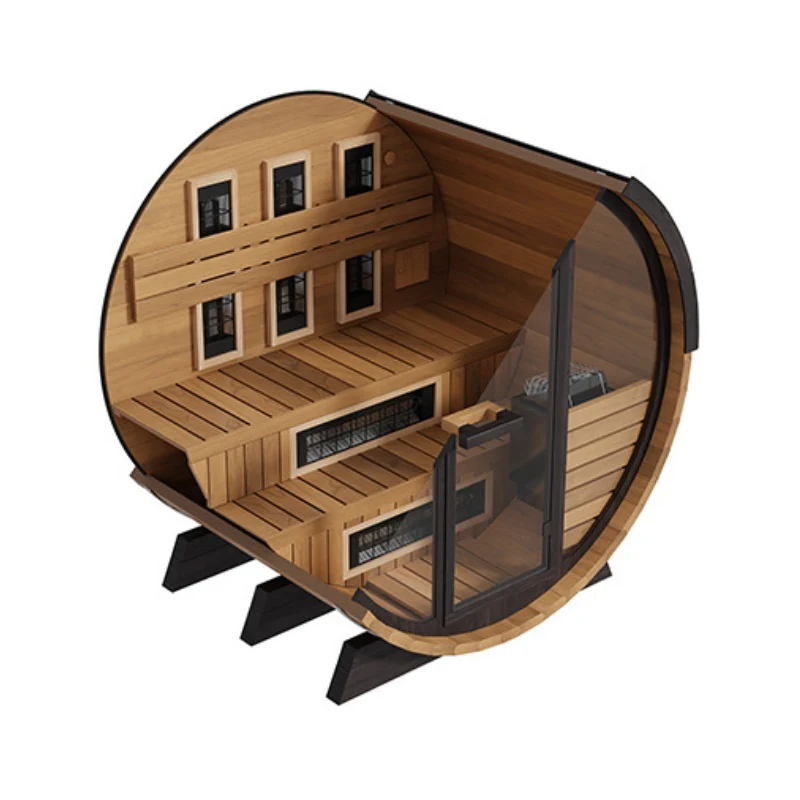 Finnmark FD-6 Infrared Barrel Sauna - Image 5