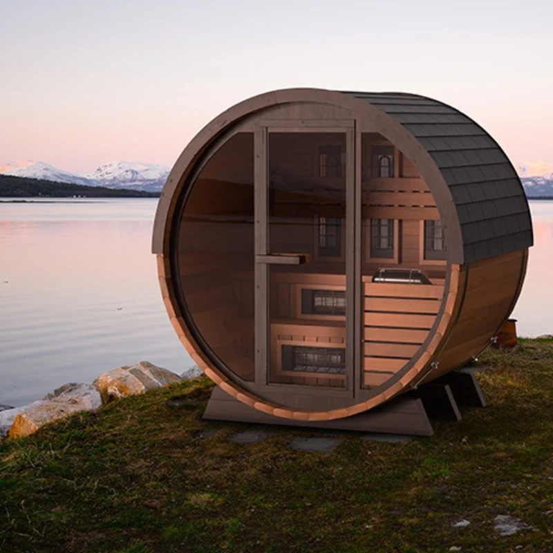 Finnmark FD-6 Infrared Barrel Sauna - Image 9
