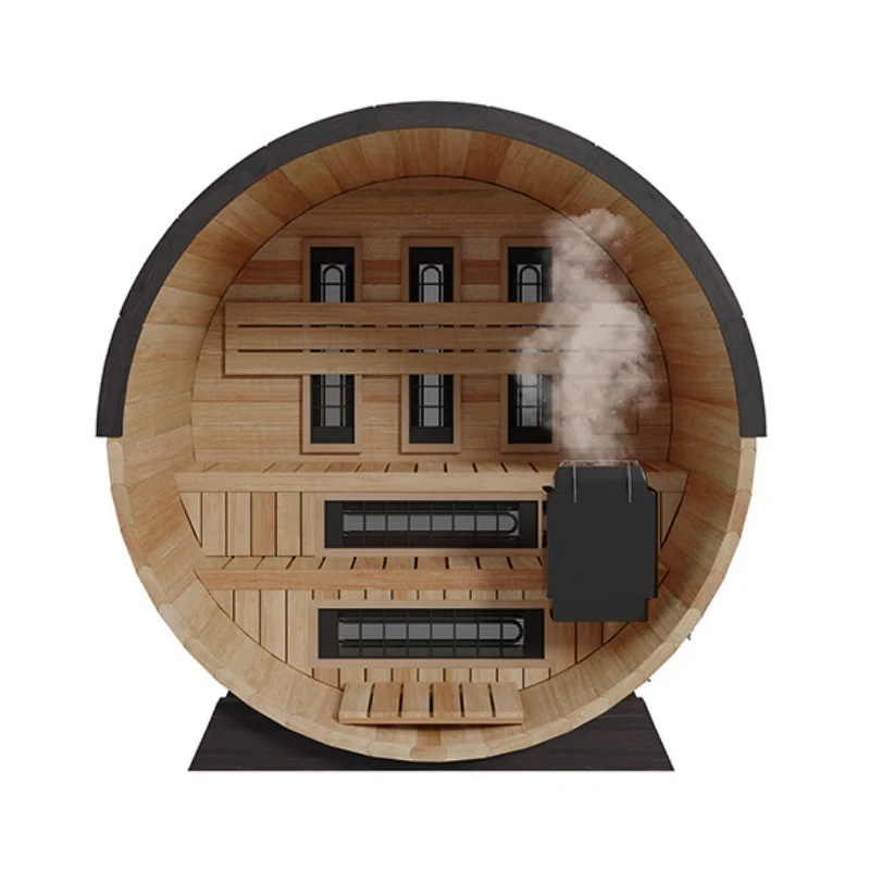 Finnmark FD-7 Infrared Barrel Sauna - Image 7