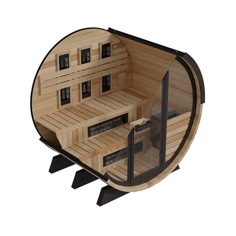 Finnmark FD-7 Infrared Barrel Sauna - Image 8