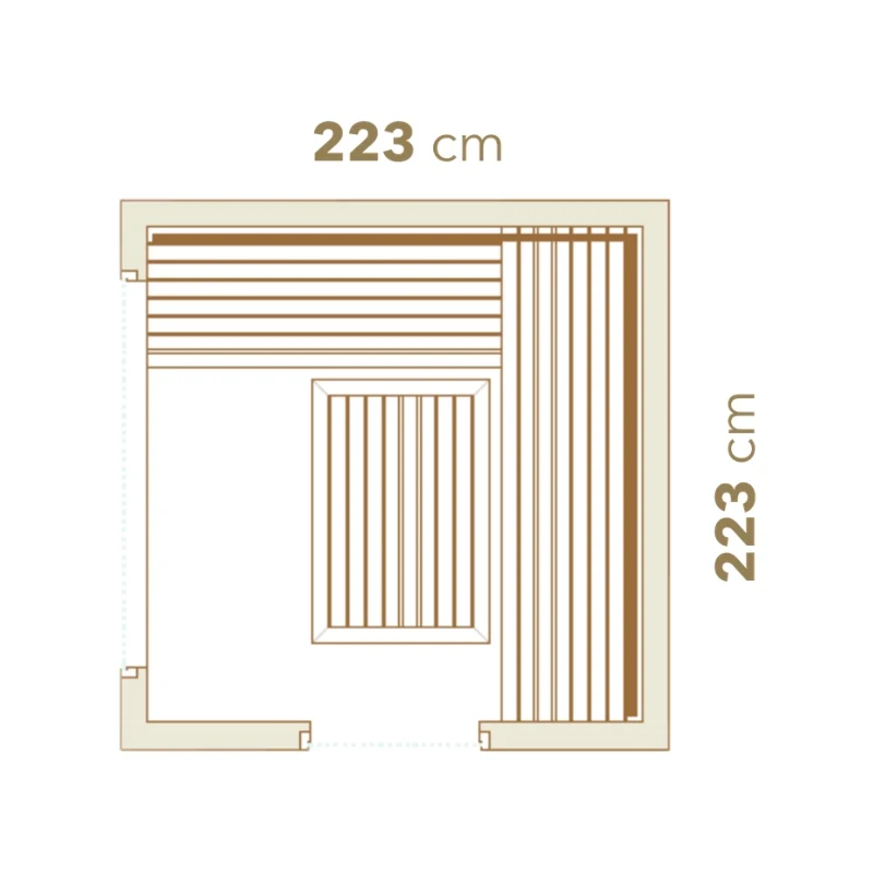 Auroom Garda Outdoor Home Sauna - Image 13