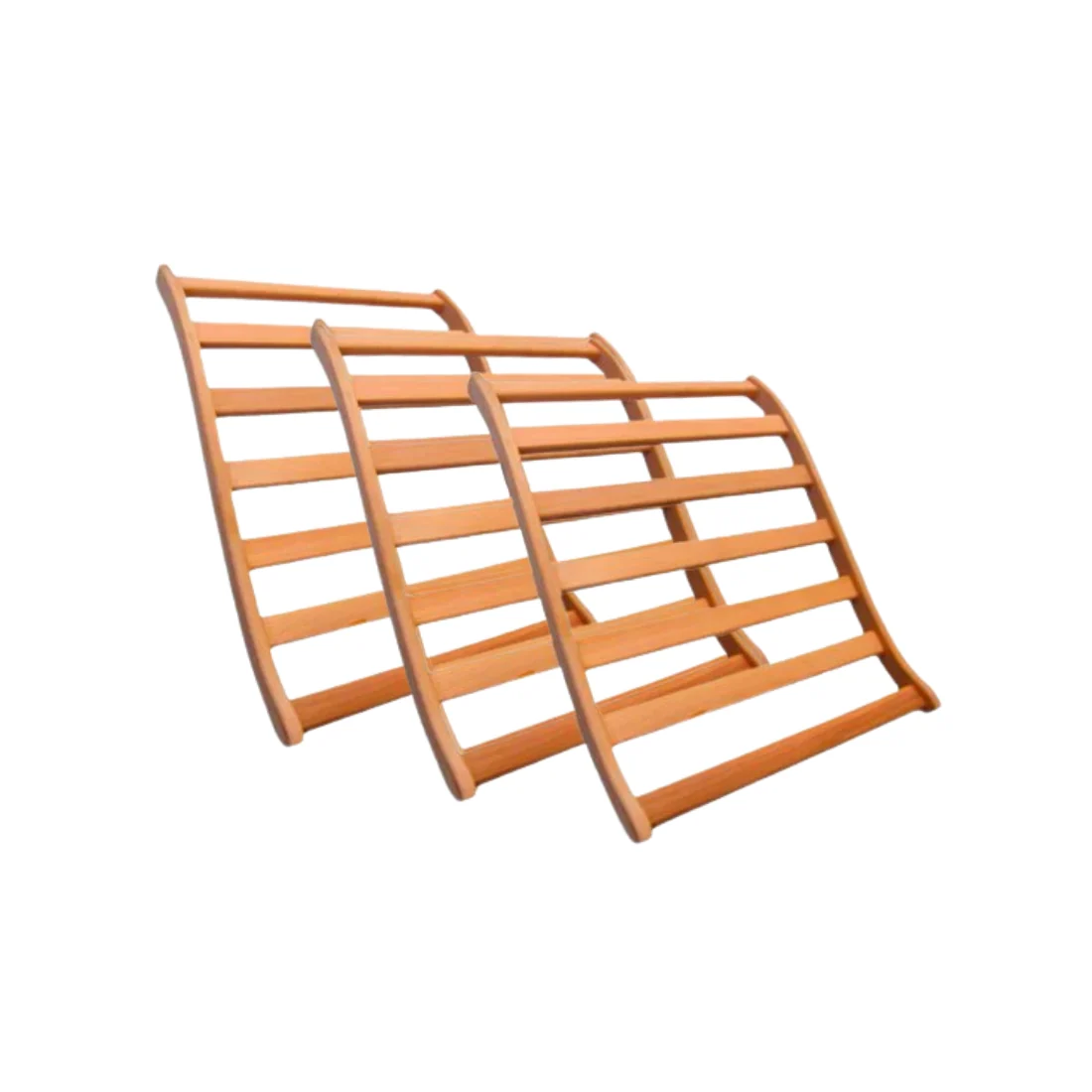 Golden Designs 3-Person Ergonomic Sauna Back Rest in Red Cedar Wood
