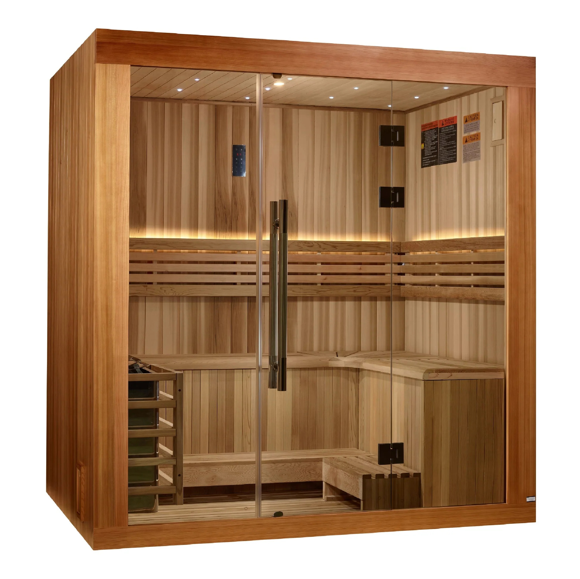 Golden Designs Copenhagen 3-Person Traditional Steam Sauna | GDI-7389-02 - Image 3