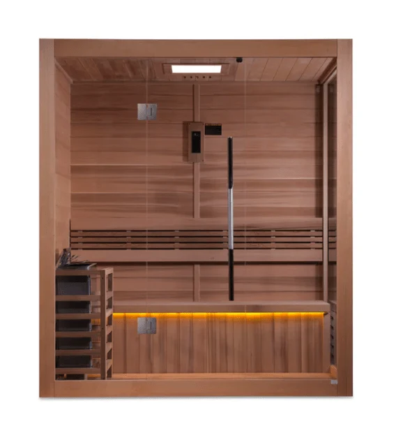 Golden Designs Forssa Edition 3-Person Indoor Traditional Steam Sauna | GDI-7203-01 - Image 3
