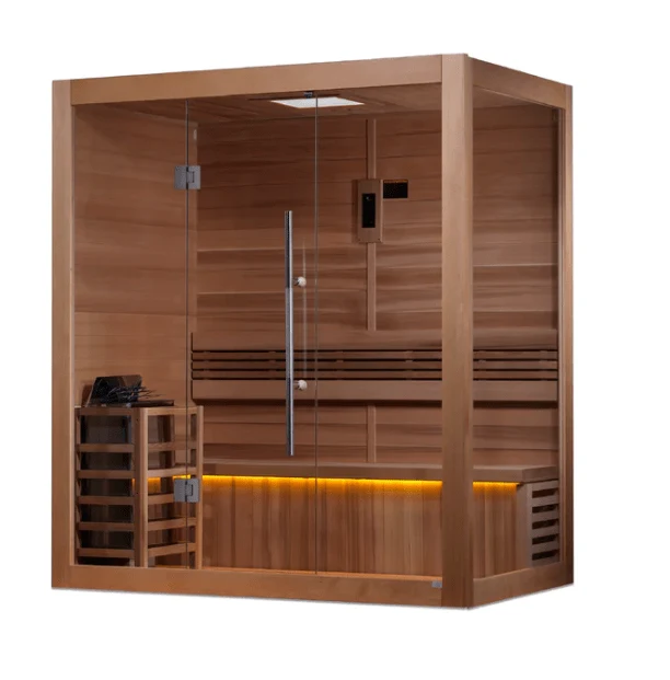 Golden Designs Forssa Edition 3-Person Indoor Traditional Steam Sauna | GDI-7203-01 - Image 4