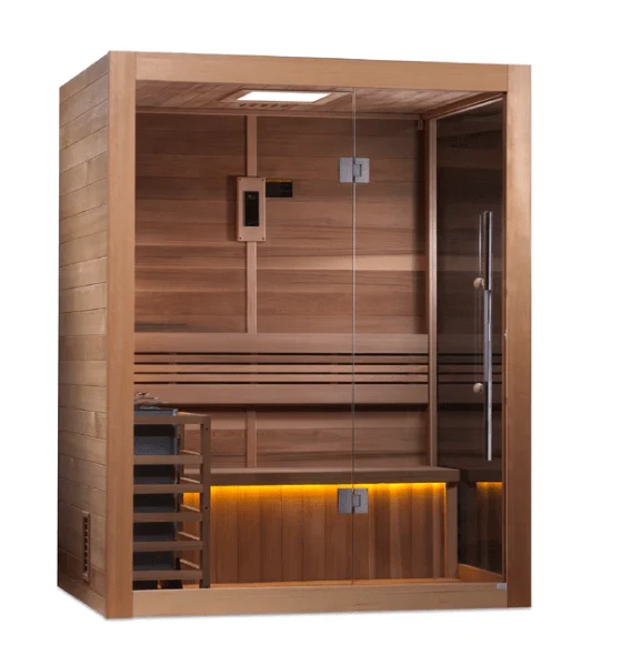 Golden Designs Hanko 2-Person Traditional Indoor Sauna - Image 3