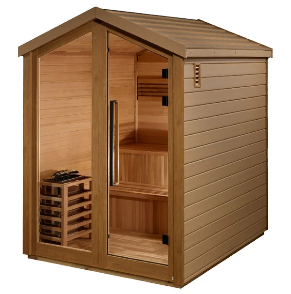 Golden Designs Kaarina 6-Person Outdoor Traditional Sauna - Image 4