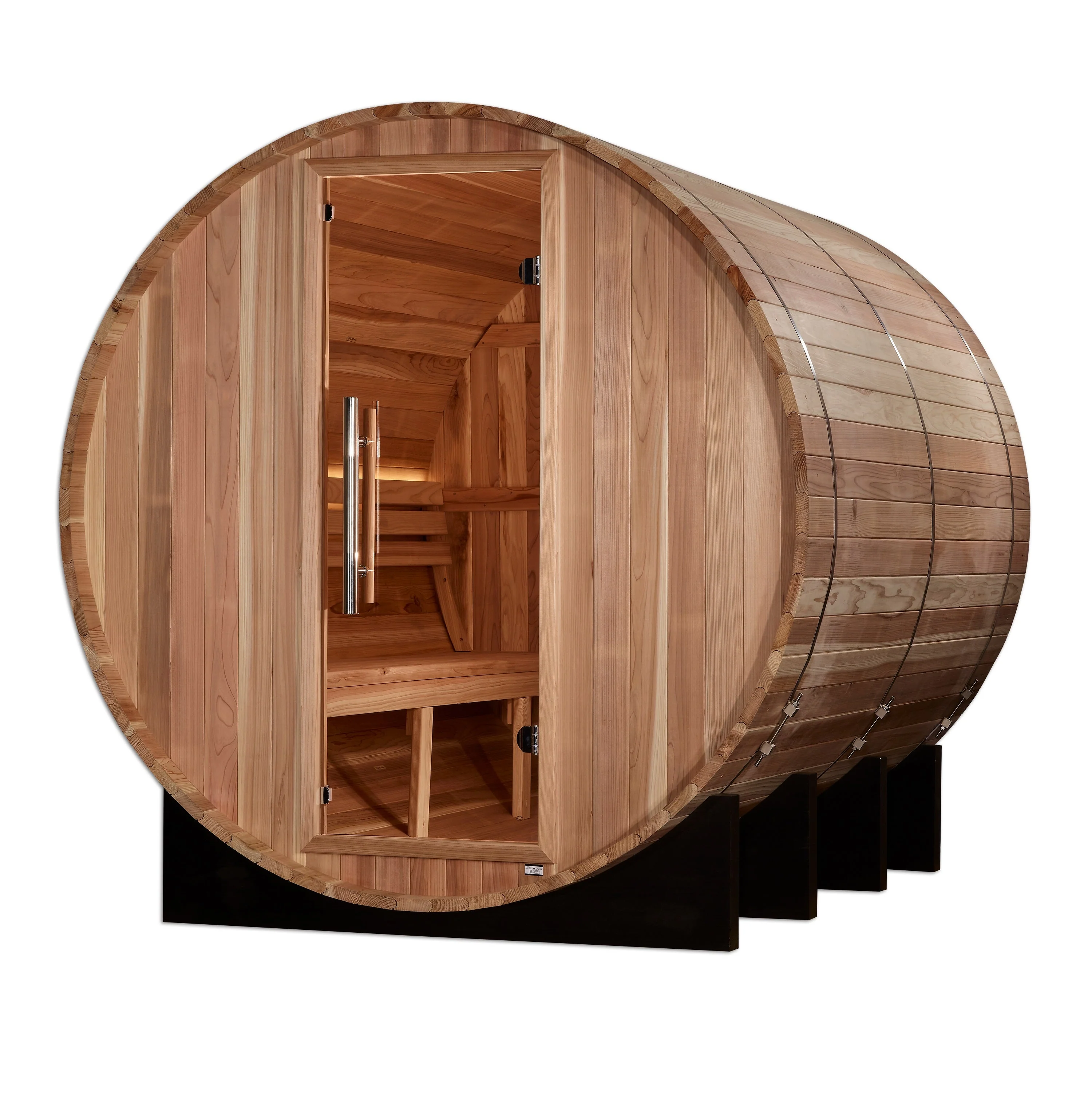 Golden Designs Klosters 6-Person Barrel Traditional Sauna - Image 3