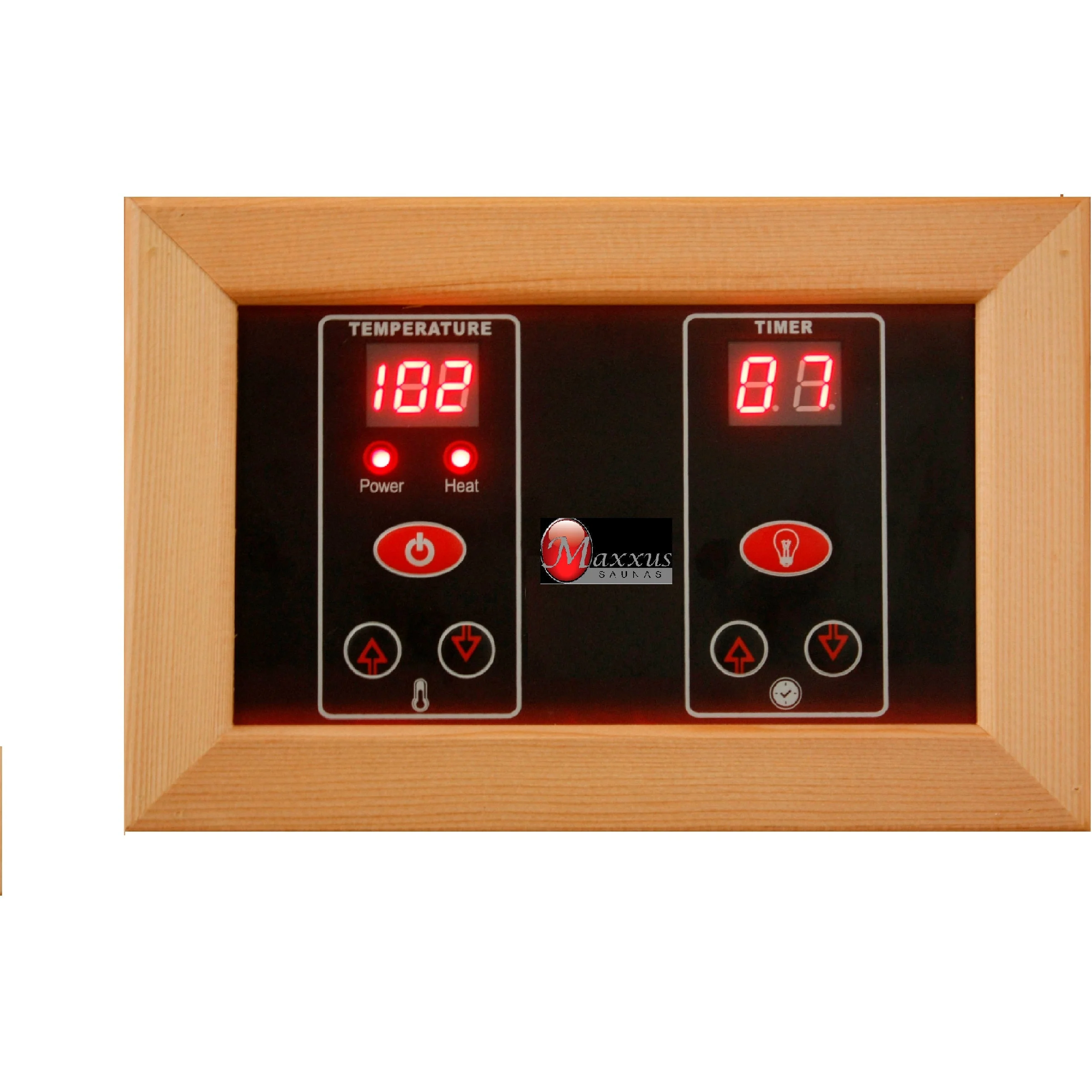 Golden Designs Maxxus 3-Person Corner Full Spectrum Near Zero Infrared Sauna in Canadian Red cedar | MX-M356-01-FS CED - Image 7