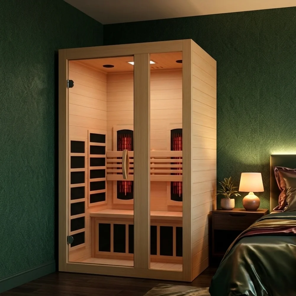 Golden Designs Serena 2-person Full Spectrum Indoor Infrared Sauna - Image 11