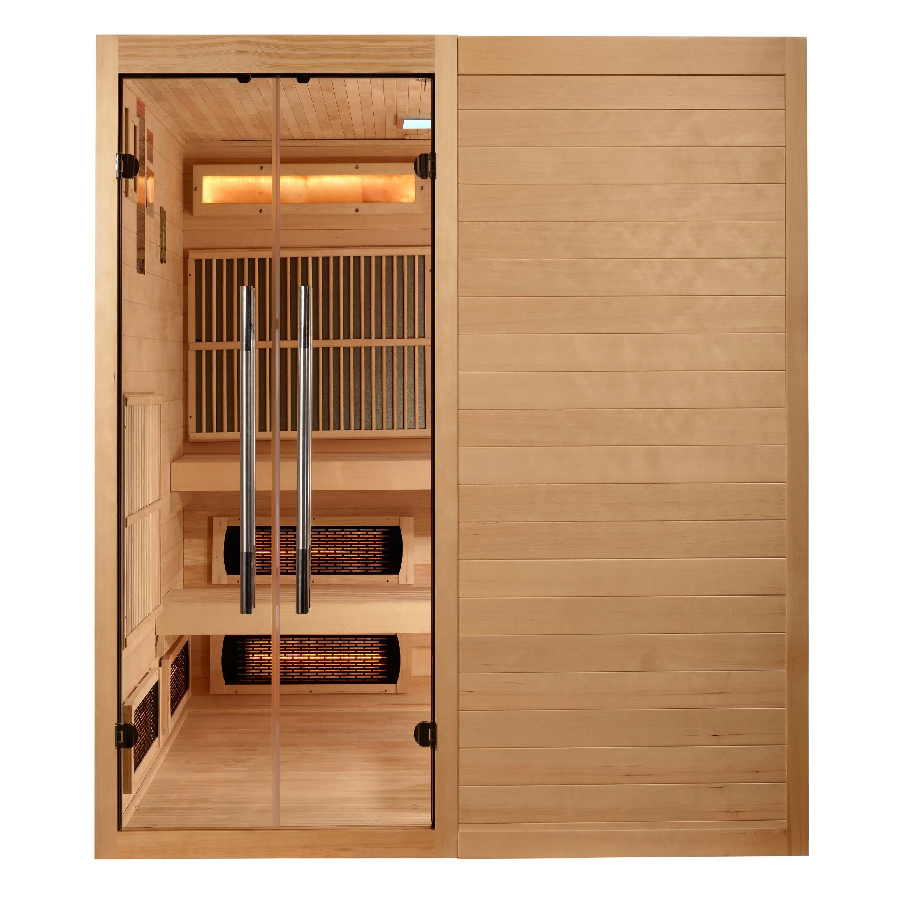 Golden Designs Toledo 6-Person Full Spectrum Indoor Hybrid Sauna - Image 3