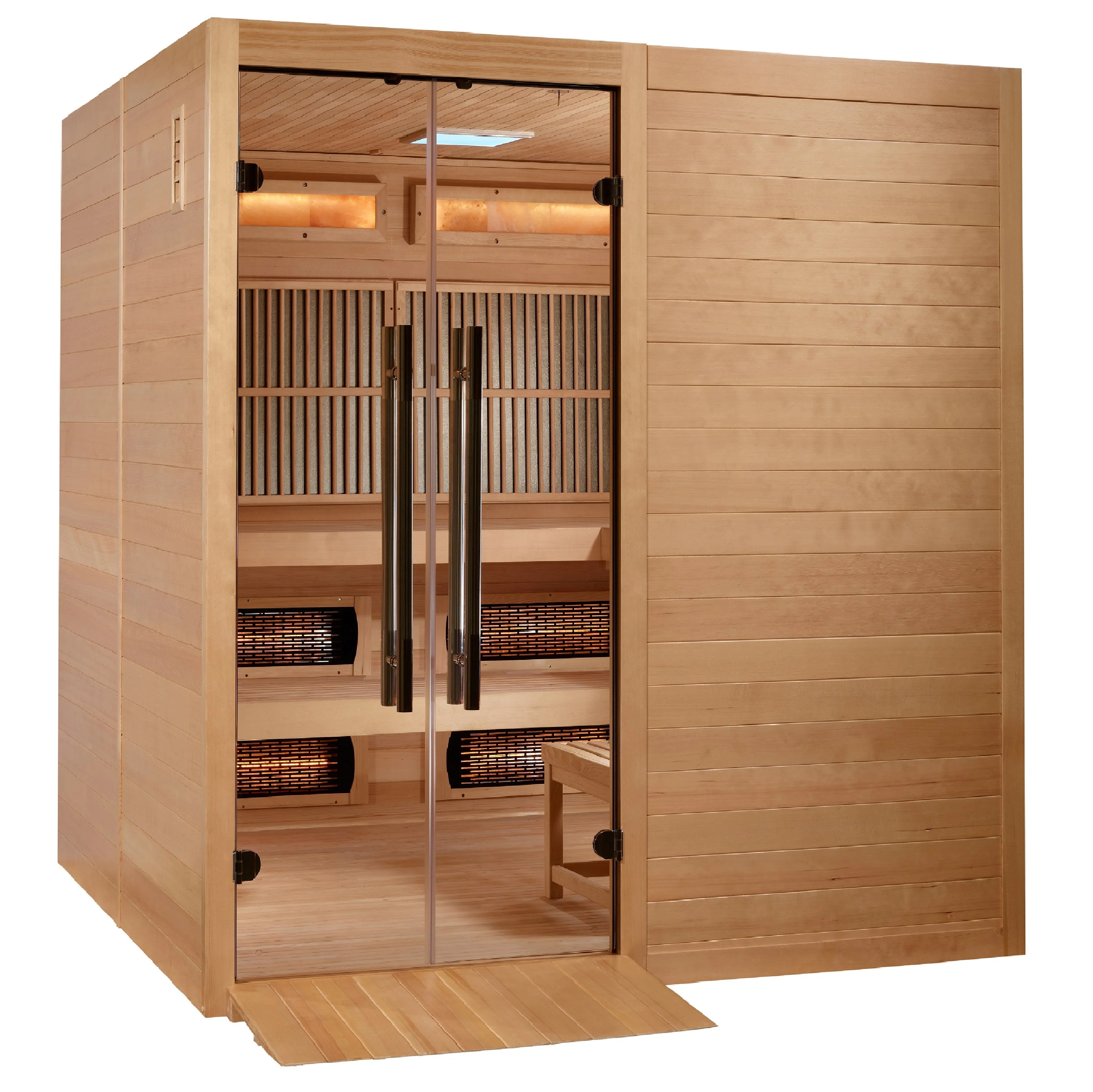 Golden Designs Toledo 6-Person Full Spectrum Indoor Hybrid Sauna - Image 6