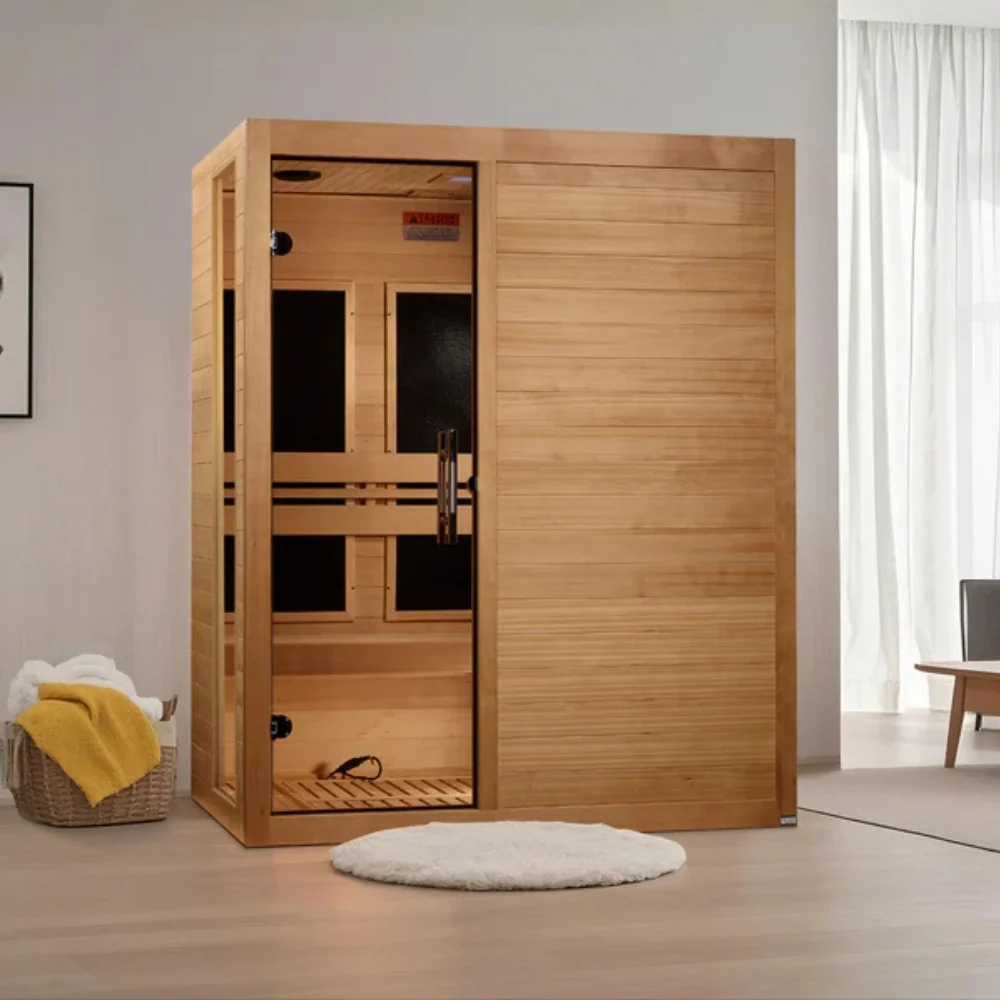 Golden Designs Toscana Elite 3-person Ultra Low EMF FAR Indoor Infrared Sauna - Image 9