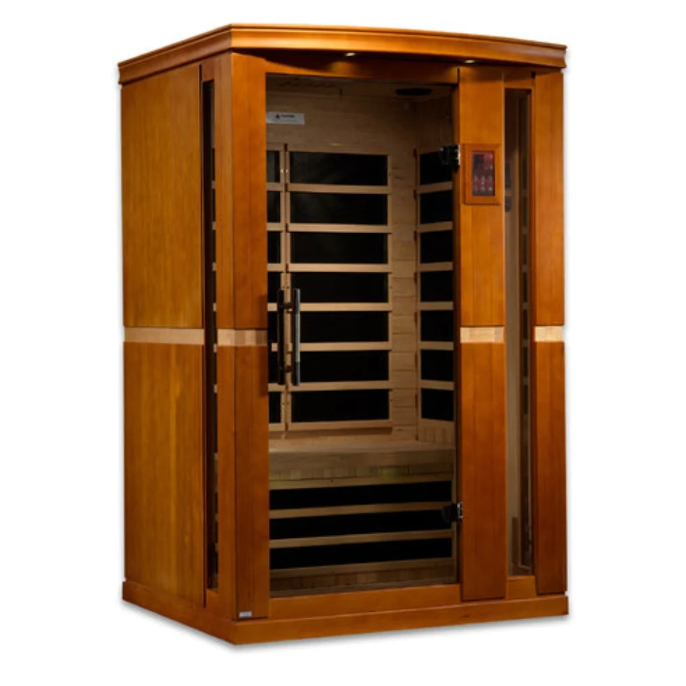 Golden Designs Vittoria Elite 2 Person Ultra Low EMF Infrared Sauna | DYN-6220-01 Elite - Image 2