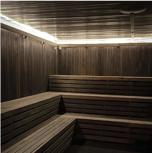 Scandia Electric Ultra Hand Finished Pre-Cut Sauna Room Kits - 48" x 84" x 84" - Image 4