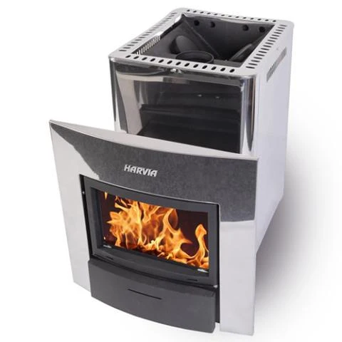 Harvia 20 Duo Wood Stove Sauna Heater Package - Image 3