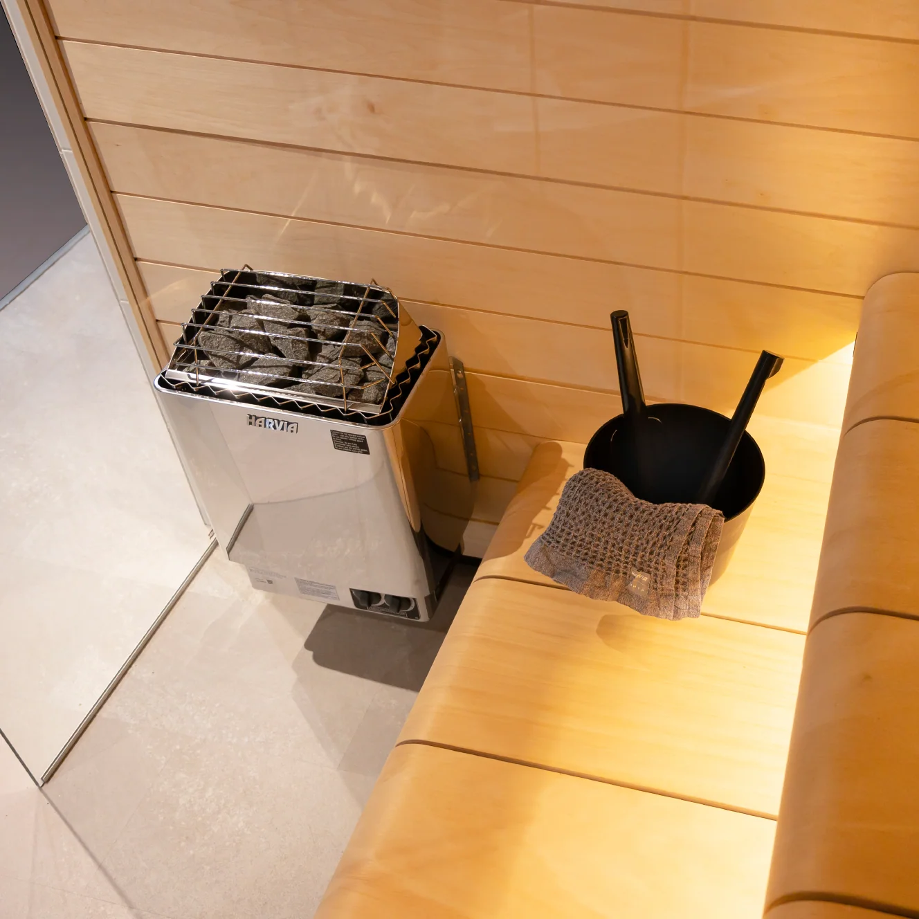 Harvia KIP60B 6kW Electric Sauna Heater with Built-In Controls - Image 5