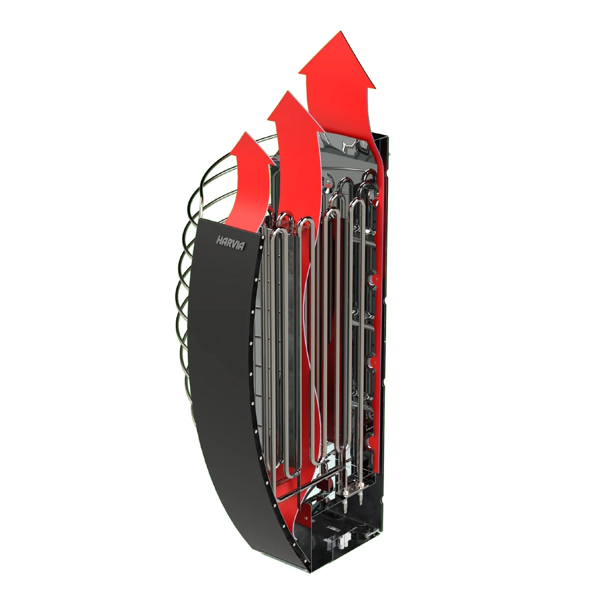 Harvia Spirit 9kW SP90E Electric Sauna Heater Package - Image 13