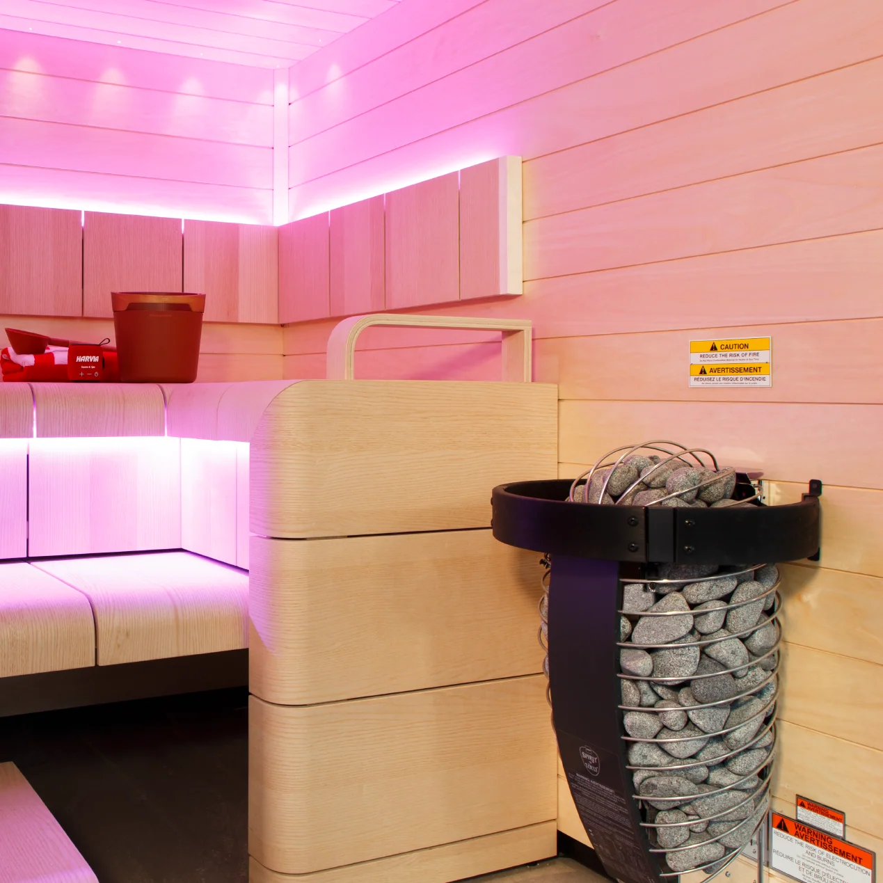 Harvia Spirit 9kW SP90E Electric Sauna Heater Package - Image 5