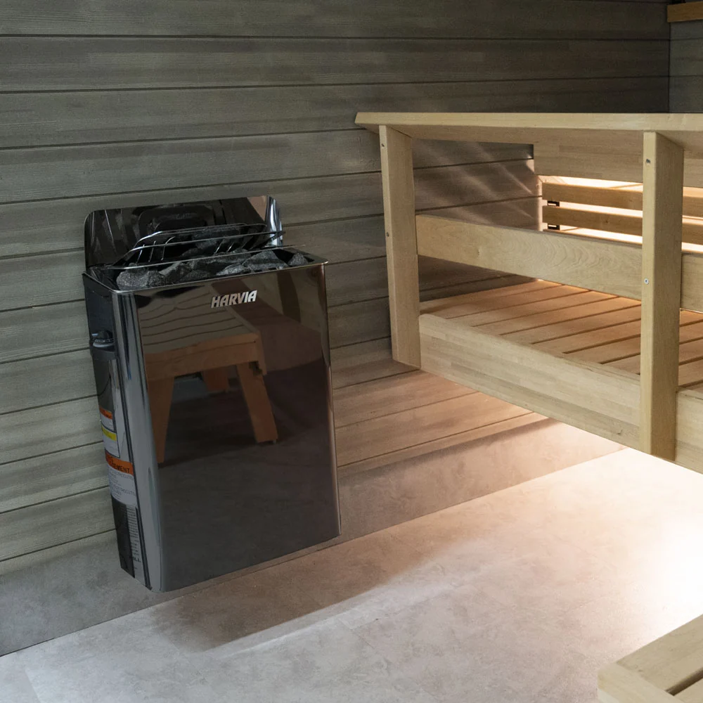 Harvia The Wall Series 6kW Electric Sauna Heater Package - Image 5