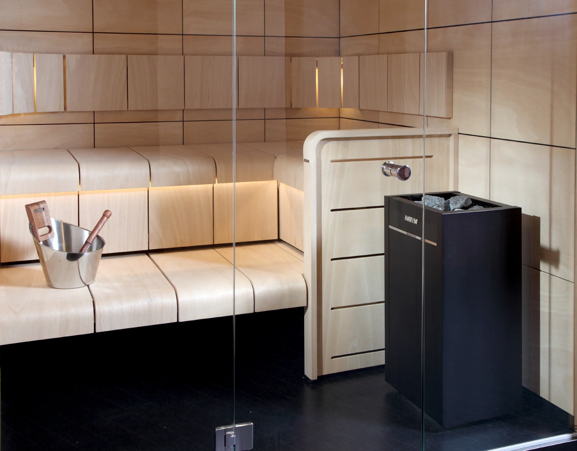 Harvia Virta Combi HL80SA 8kW Electric Sauna Heater Package - Image 3