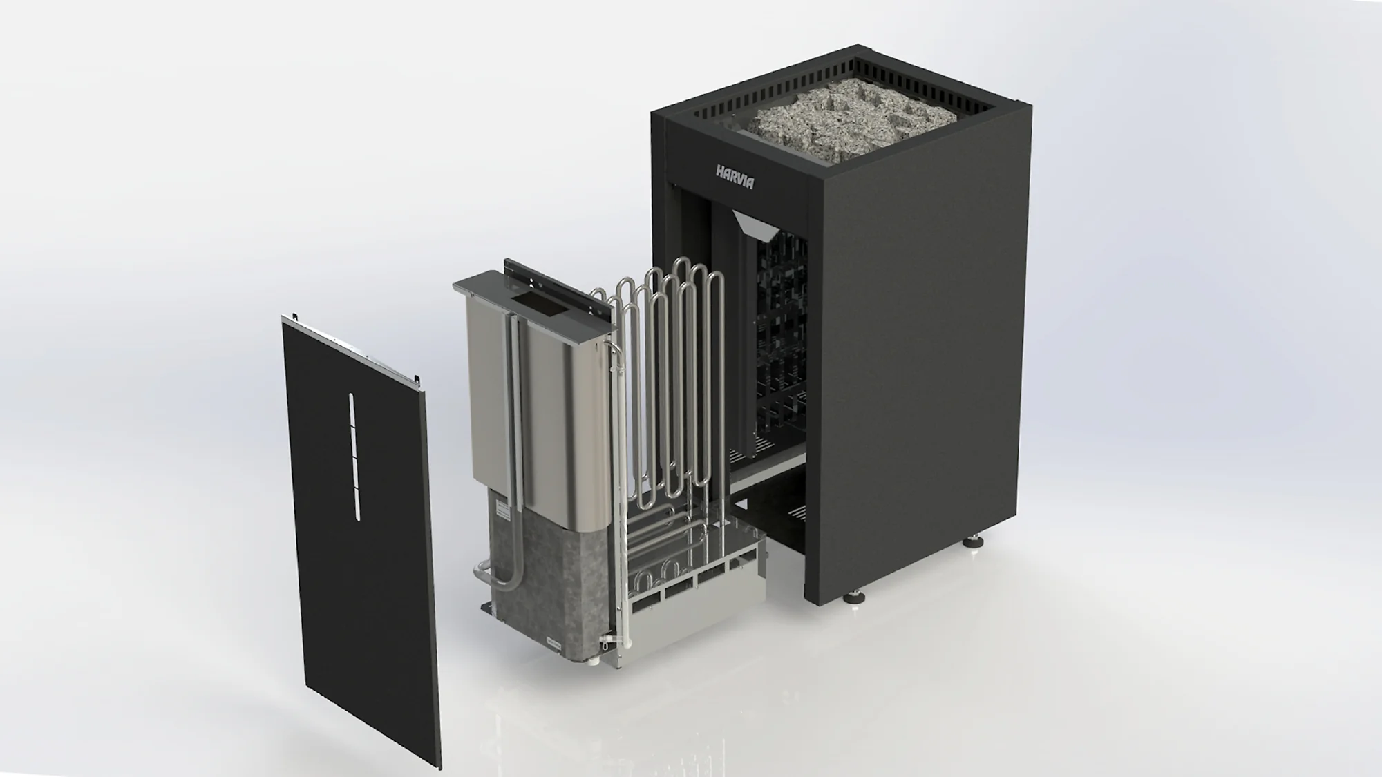 Harvia Virta Combi HL80SA 8kW Electric Sauna Heater Package - Image 5