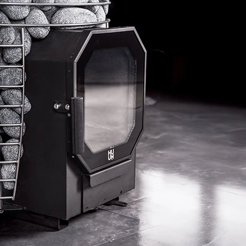 HUUM Hive Flow 9.8kW Wood Burning Sauna Stove Package - Image 4