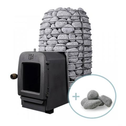 HUUM HIVE Wood Series LS 17kW Wood-Fired Sauna Heater Package