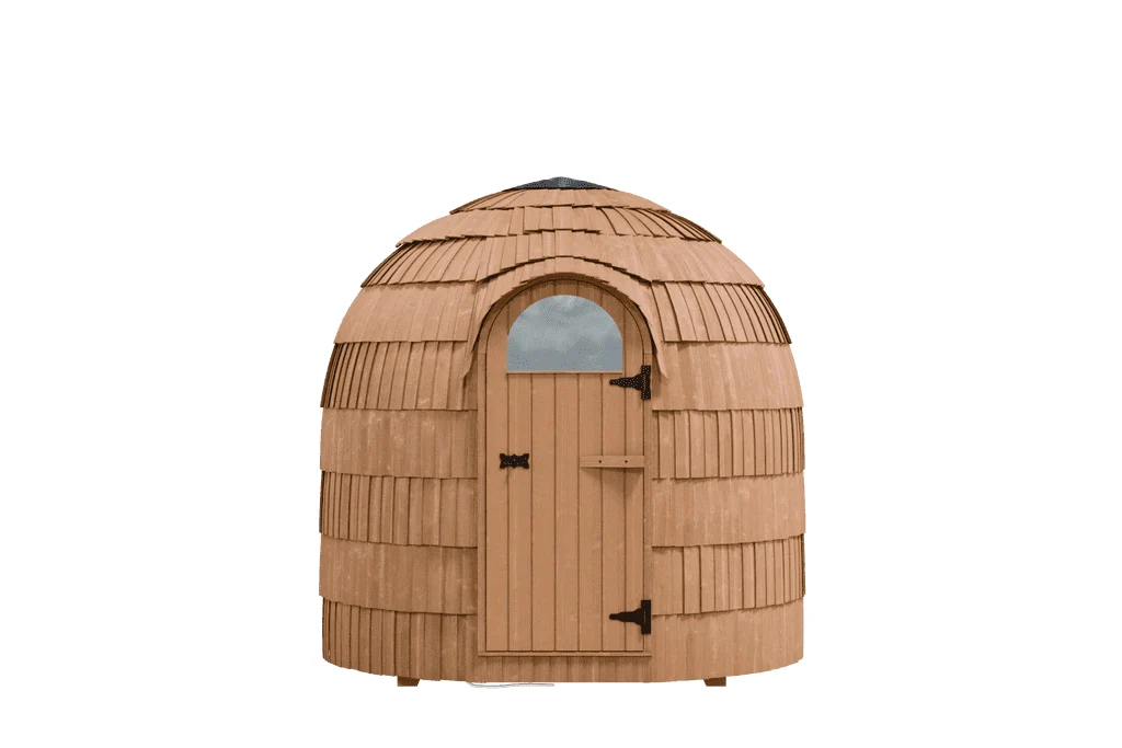Iglucraft Single Iglusauna 4-Person Fully Assembled Outdoor Sauna - Image 16