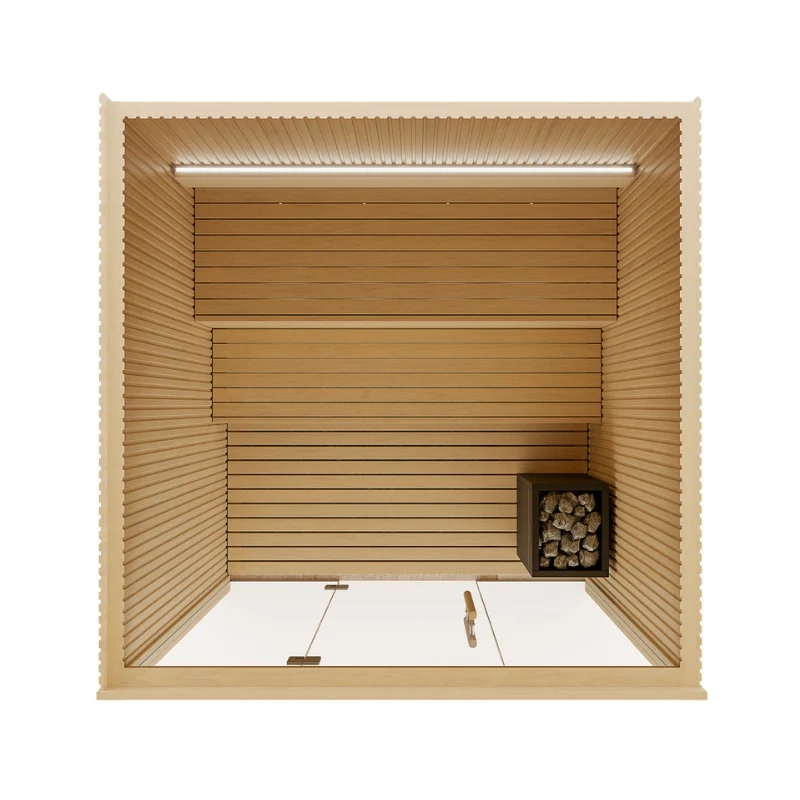 Auroom Libera Glass DIY Sauna Cabin Kit - Image 5