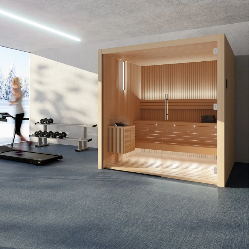 Auroom Libera Glass DIY Sauna Cabin Kit - Image 7