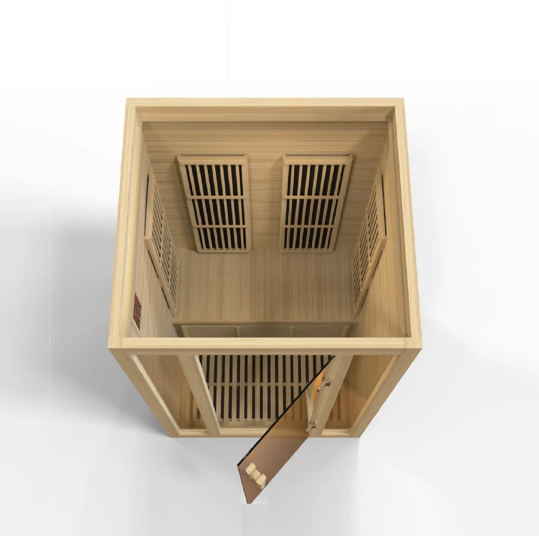 Golden Designs Maxxus Seattle 2-Person Low EMF FAR Infrared Carbon Sauna | MX-J206-01 - Image 5