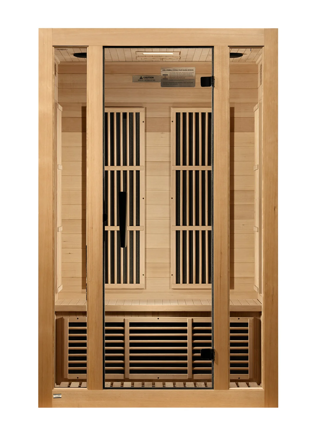 Golden Designs Maxxus Seattle 2-Person Low EMF FAR Infrared Carbon Sauna | MX-J206-01 - Image 6