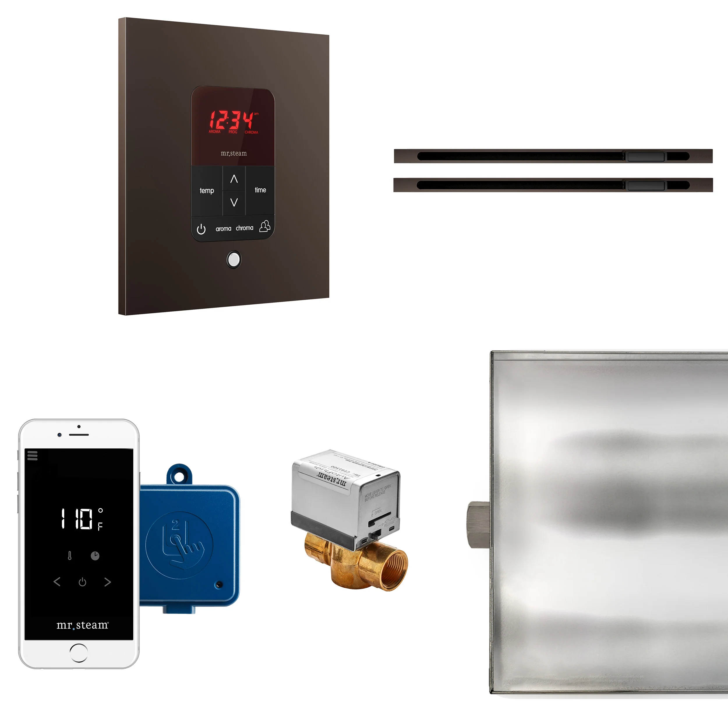 Mr. Steam Butler® Max Linear Steam Generator Control Kit / Package in Square - Image 5