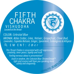 Mr. Steam Celestial Blue Chakra Oil 10mL - Image 2