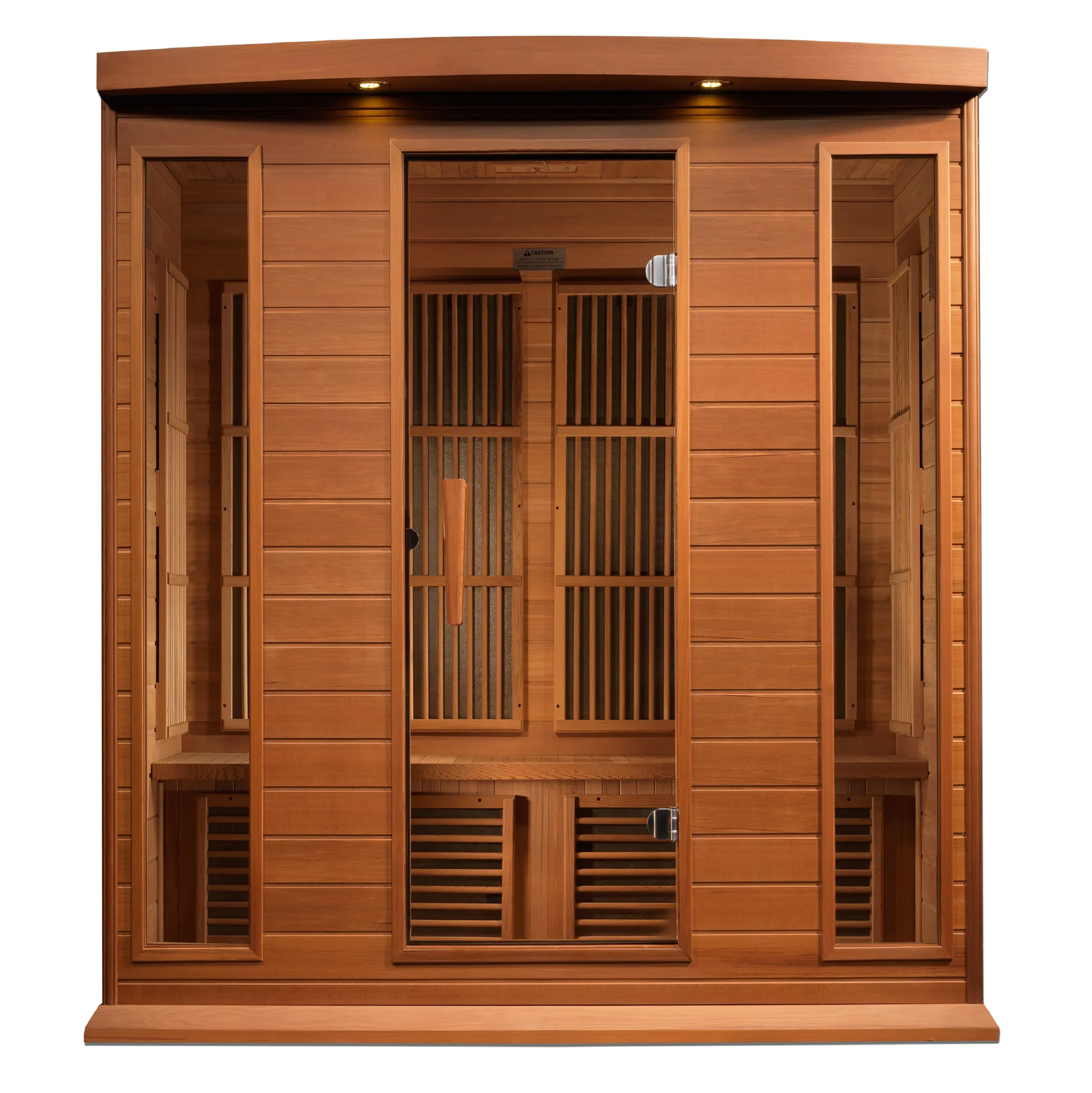 Golden Designs Maxxus 4-Person Low EMF FAR Infrared Sauna Canadian Red Cedar | MX-K406-01 CED - Image 3